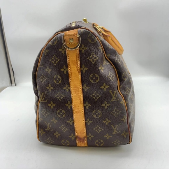 Auth LOUIS VUITTON Monogram Keepall Bandouliere 50 Boston Bag - Picture 6 of 16